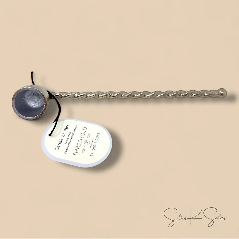 Cast Metal Candle Snuffer Silver - Threshold Studio McGee, Target Fall‎ 2025
